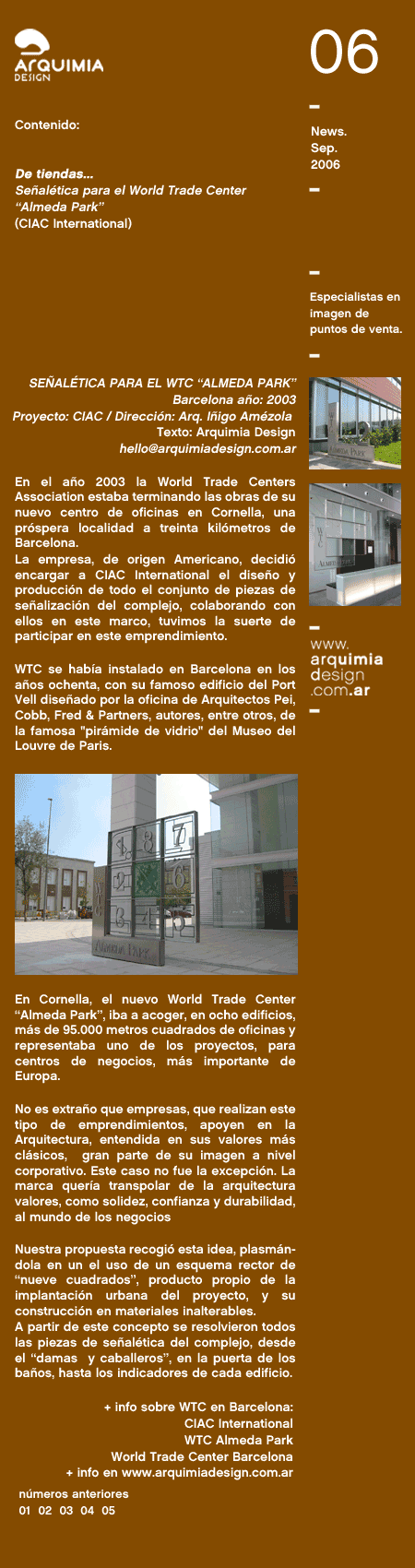 Arquimia News 06